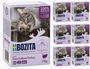 BOZITA Cat Bucăți de curcan în jeleu 6x370g