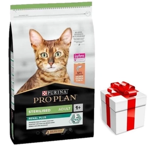 PRO PLAN Sterilised Vital Functions Hrană pentru pisici bogată în somon 10 kg + SURPRIZĂ PENTRU PISICA TA