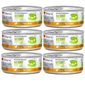 Disugual Hrană umedă pentru pisici Veterinary WEIGHT Curcan (adult) 6x85g