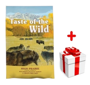Taste Of The Wild High Prairie 5,6 kg + surpriză pentru câinele tău