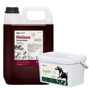 Lab-v EquiVit – hrană dietetică pentru cai, susține imunitatea și articulațiile 2 kg + melasă de sfeclă Lab-v 5 l