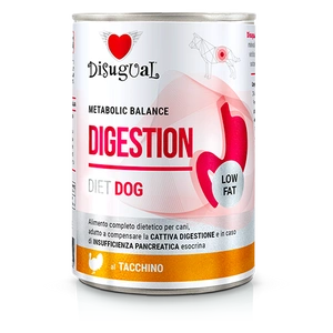 Disugual Hrană umedă pentru câini Veterinary DIGESTION Curcan (adult) 400g