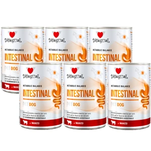 Disugual Hrană umedă pentru câini Veterinary INTESTINAL Carne de vită (adult) 6x400 g
