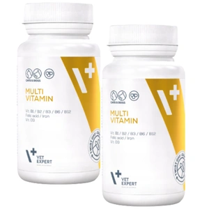 VET EXPERT MULTIVITAMIN - preparat cu vitamine și minerale pentru câini și pisici 2x30 capsule