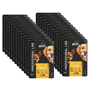 SUPER BENO Adult plic pentru câini mici și mijlocii cu rață 24x100g