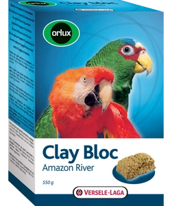 VERSELE LAGA Bloc de argilă Amazon River 550g cub de argilă pentru papagali