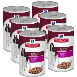HILL'S SP Science Plan Canine Adult Beef 6x370g - cutie