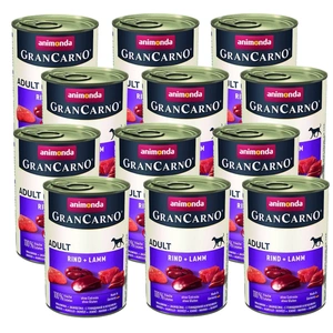 Animonda Grancarno Adult Dog Carne de vită + miel 12x400g