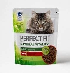 PERFECT FIT Natural Vitalitate Adult 1+ cu carne de vită și pui 650g