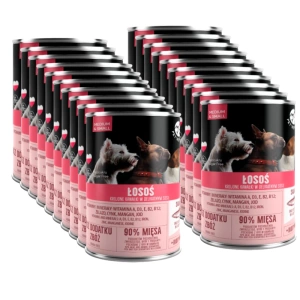 PetRepublic bucăți în sos cu somon 20x400g pentru câini