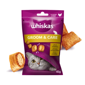 WHISKAS Healthy Shine 45g tratament pentru pisici, cu pui
