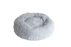 SNAPPY pat pentru animale de companie cuddly donut gri L 70x70x15cm