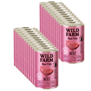 WILD FARM Pate with Beef 24x400g