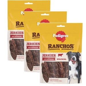 PEDIGREE Ranchos Originals 3x70g – gustări pentru câini cu carne de vită