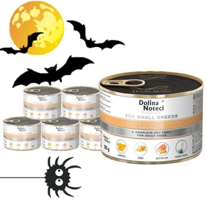 Dolina Noteci Premium Pentru rase mici cu fazan, dovleac și tăiței 12x185g