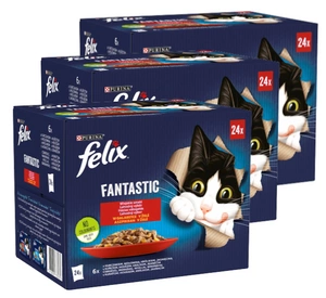 Felix Fantastic Arome de câmpie în jeleu 72x85g