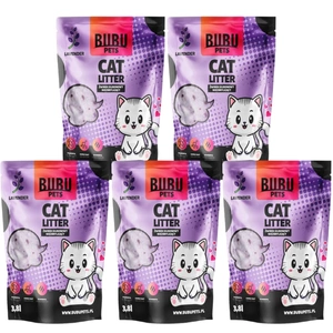 BUBU Pets Silicon Non-Caking Litter Micro lavanda violet 5x3.8l