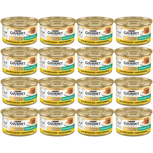 Purina Gourmet Gold Savory cu pui si morcovi 48x85g