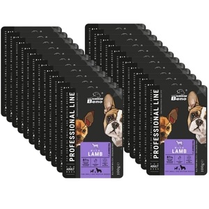 SUPER BENO Adult plic pentru câini mici și mijlocii cu miel 24x100g