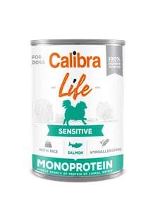 CALIBRA Dog Life Sensitive Somon cu orez 400g
