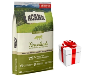 Acana Grasslands Cat 4,5 kg + Surpriză pentru pisica ta