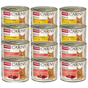 ANIMONDA Cat Carny Senior MIX arome 12 x 200g