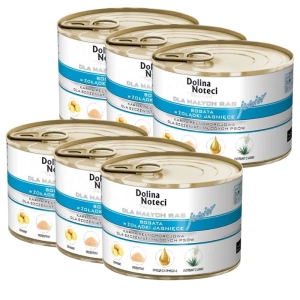 Dolina Noteci Premium pentru câini de talie mică Junior Bogat în stomac de miel 6x185g
