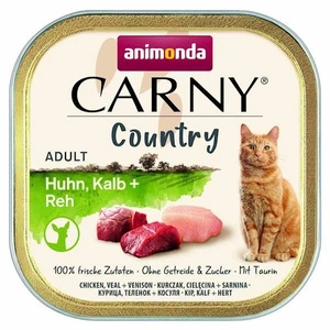 ANIMONDA Carny Country Adult Pui, Vițel și Căprioară 100 g