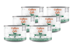 CALIBRA Cat Life Sterilizat Rață 6x200g