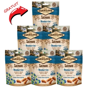 Carnilove Crunchy Snack, somon cu fructe de pădure 200 g 5+1 GRATUIT!!!