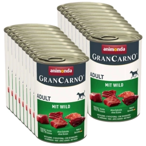 ANIMONDA GranCarno Adult Dog flavour: Game 18x400g