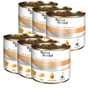 Noteć Valley Premium pentru rase mici cu fazan, dovleac și paste 6x185g