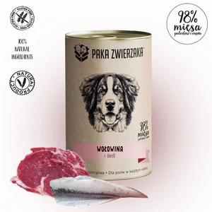 Paka Zwierzaka Carne de vită și hering (400g)