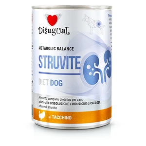 Disugual Hrană umedă pentru câini Veterinary STRUVITE Curcan (adult) 400 g