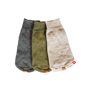 Fleece câine pulover Olive M