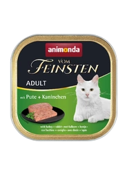 Animonda Vom Feinsten Adult Cat Turkey & Rabbit 100g