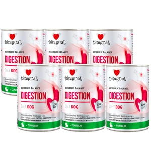 Disugual Hrană umedă pentru câini Veterinary DIGESTION Iepure (adult) 6x400g