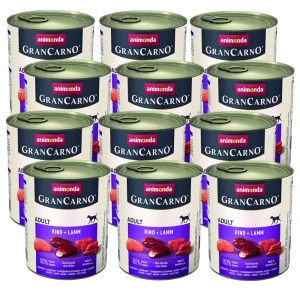 Animonda Grancarno Adult Dog Carne de vită + miel 12x800g