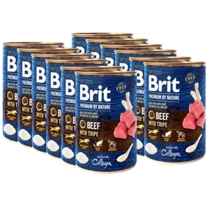 Brit Premium by Nature Carne de vită cu tripe 12x400g