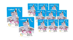 Litieră siliconică pentru pisici Micro Sand - PH Control 11x3.8l