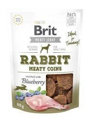 Brit Jerky Snack Monede din carne de iepure 80g