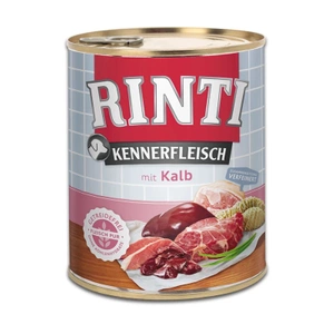 Rinti Kennerfleisch hrană umedă pentru câini – vițel 800 g
