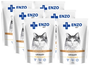 ENZO VET Urinary cu pui în sos pentru pisici 6x100g