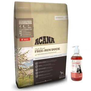Acana Free-Run Duck 6 kg + LAB V Ulei de somon pentru câini și pisici 500 ml