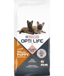 Versele-Laga Opti Life Puppy Sensitive Somon cu orez 12.5kg