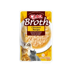 INABA Ciao Broth supliment alimentar pentru pisici Ciao Broth cu aromă de pui în bulion 40g