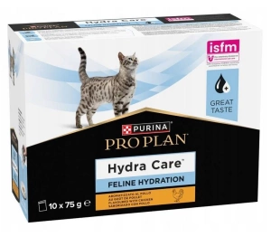 PRO PLAN Veterinary Diets HC Hydra Care Supliment de hidratare pentru pisici 10x75g