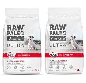 Vetexpert RAW PALEO ULTRA BEEF PUPPY MINI 2x8KG