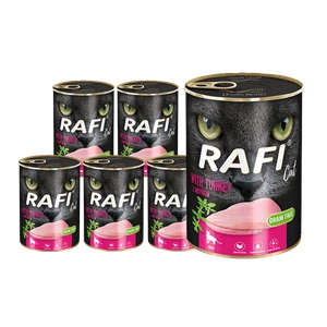 RAFI Cat Adult cu curcan 12x400g