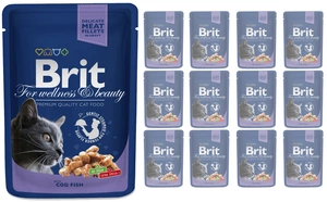 Brit Premium Cat Adult Cod 12x100g